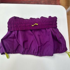 LULULEMON Run Tracker Skirt with cinch Bubble Hem size 4